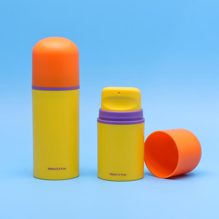PP Airless packs multiple with decoration options